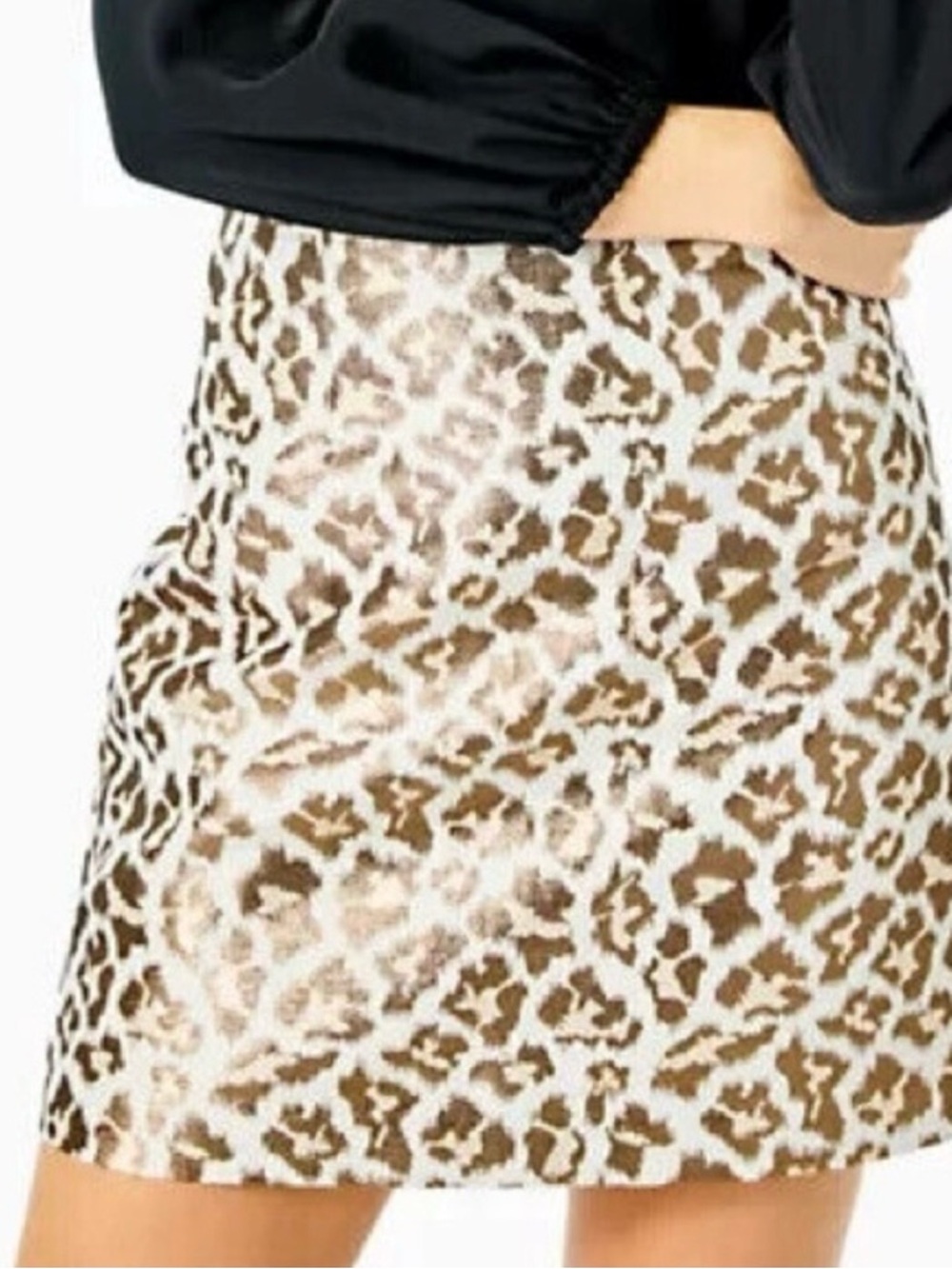 Lilly Pulitzer NEW Leopard Print Adler Mini Skirt
